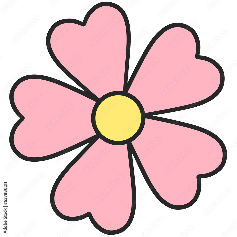 Cute Cartoon Decorative Flower