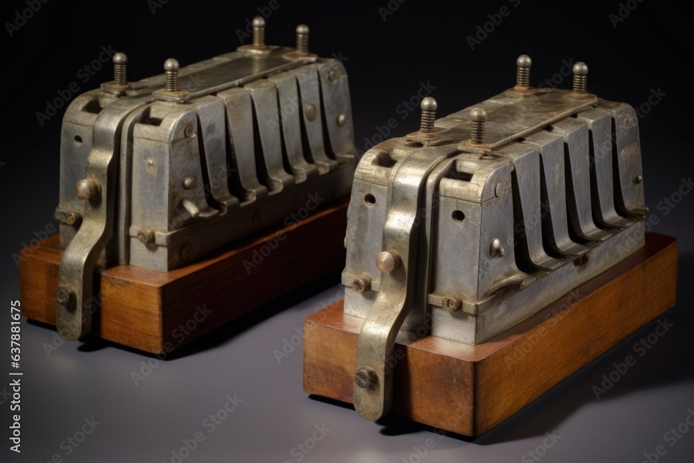 harmonium feet pedals, used for pumping the bellows Stock Photo Adobe