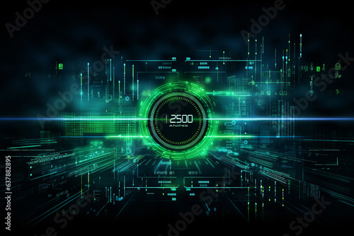 Abstract technology digital line electronic network data innovation concept background.