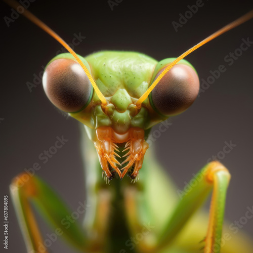 Mantis macro photography © Artemiy