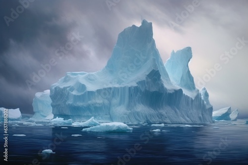 time-lapse of iceberg calving process © Alfazet Chronicles