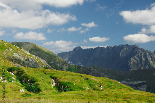 Beautiful mountain landscape in summer Kasprowy Wierch. Poland, Zakopane, The Tatra Mountains