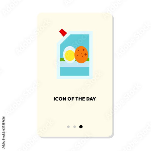 Dressing and sauce, mayo flat icon. Flavor, addition isolated vector. Culinary and cooking concept. Vector illustration symbol elements for web design and apps