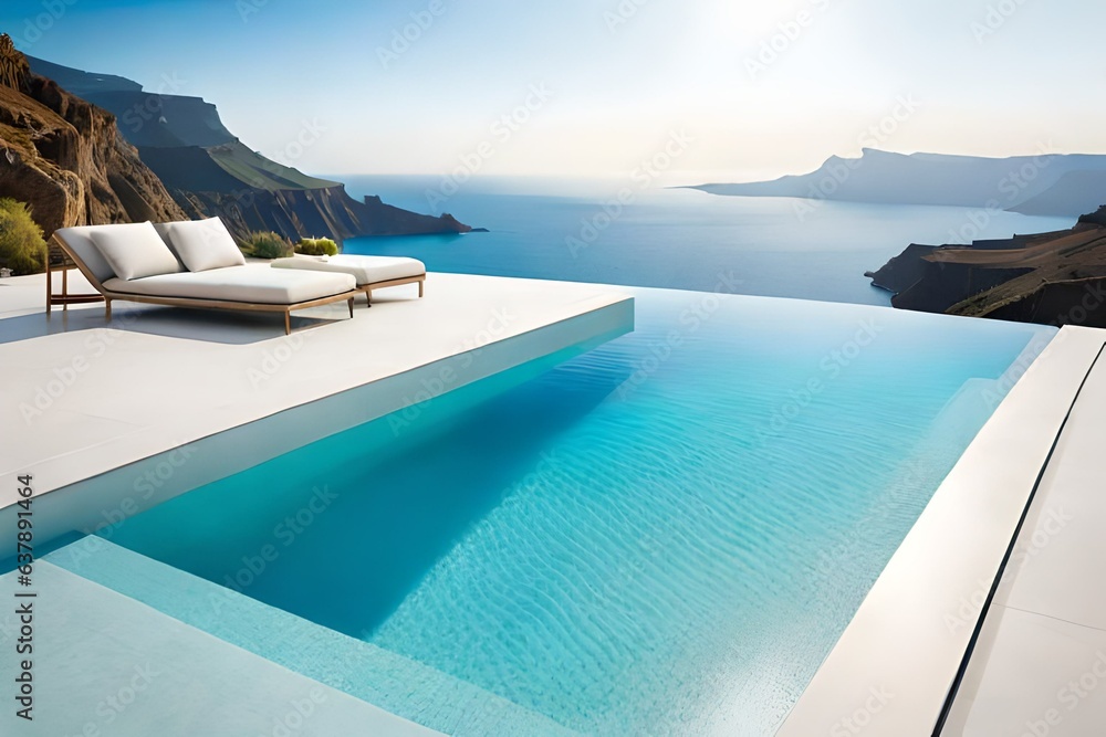 pool in island generated by AI tool pool in island generated by AI tool