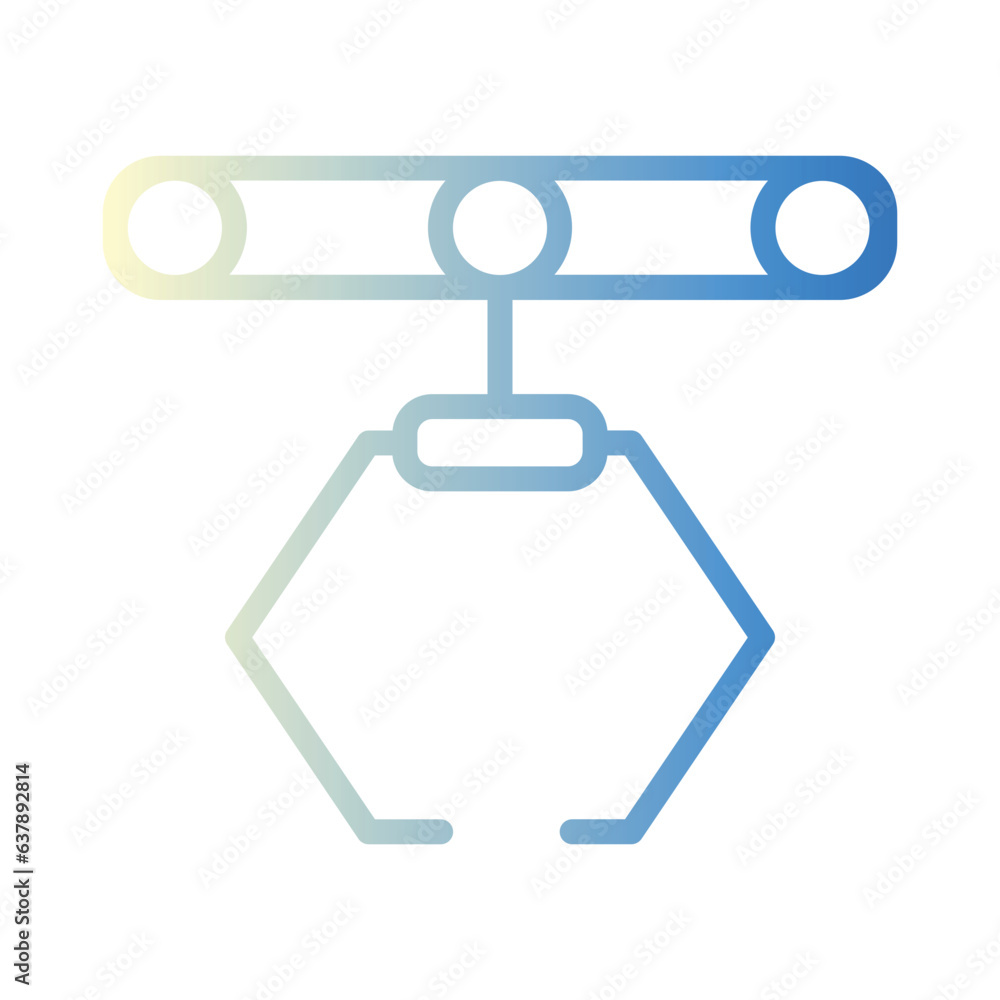 Hook Site Work Gradient Icon Hook Site Work Gradient Icon