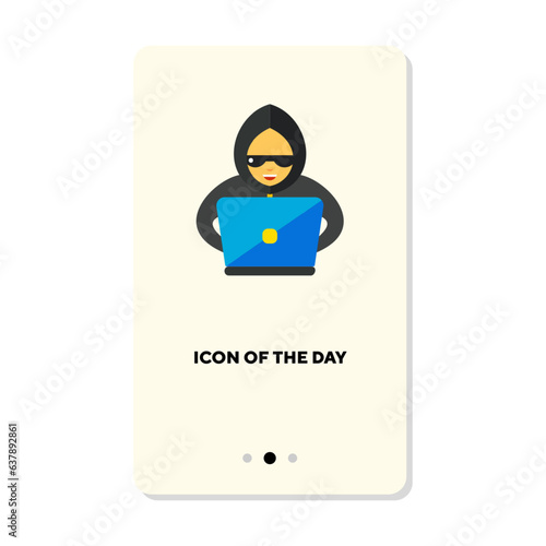Breaking, cracking or hacking flat icon. Safe, robbery, bank isolated vector sign. Criminality and equipment concept. Vector illustration symbol elements for web design and apps