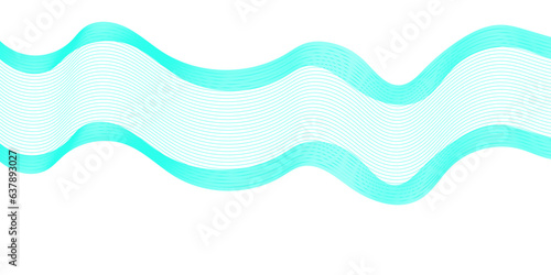 Fototapeta Naklejka Na Ścianę i Meble -  Abstract wavy information technology colorful gradient smooth wave lines background. Abstract frequency sound wave lines and technology curve lines background.