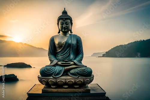 buddha at sunset © Mr. PNG