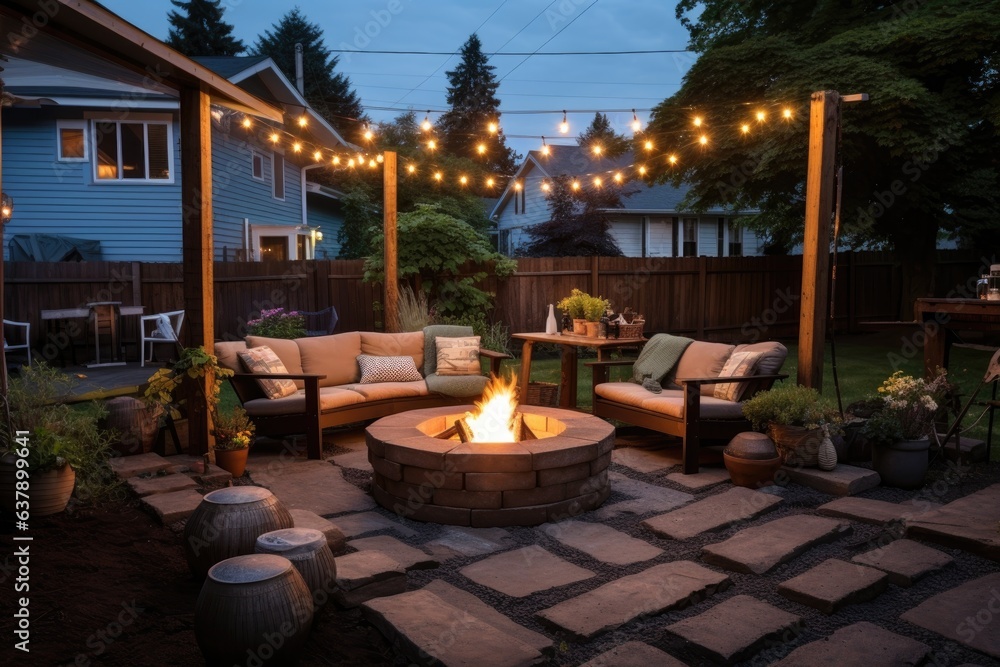 diy fire pit surrounded by cozy outdoor seating diy fire pit surrounded by cozy outdoor seating
