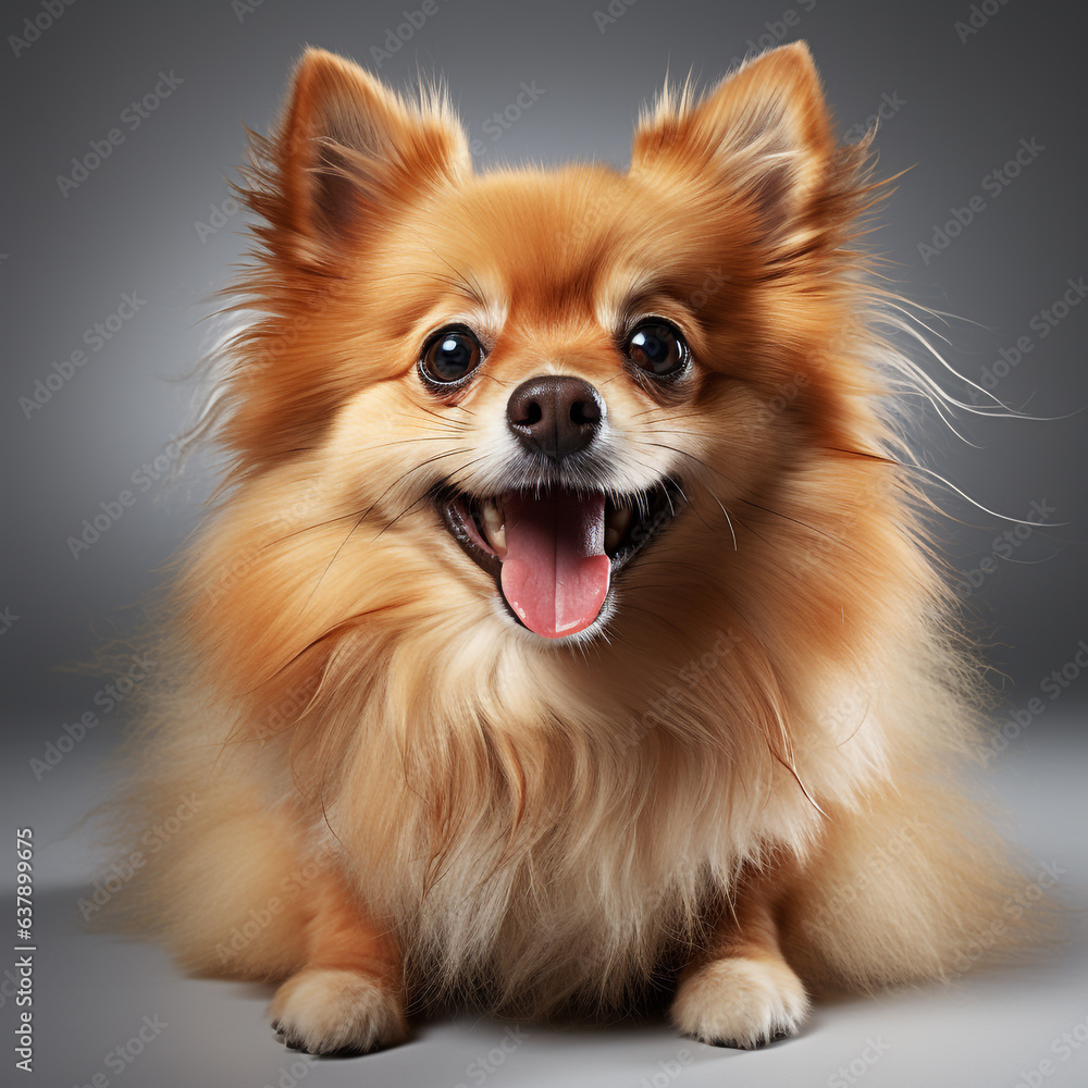 Cute Pomeranian dog