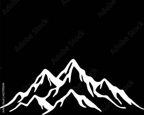 Mountains vector