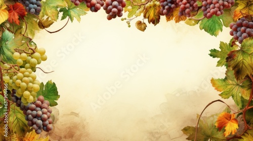 A picture of a bunch of grapes on a vine