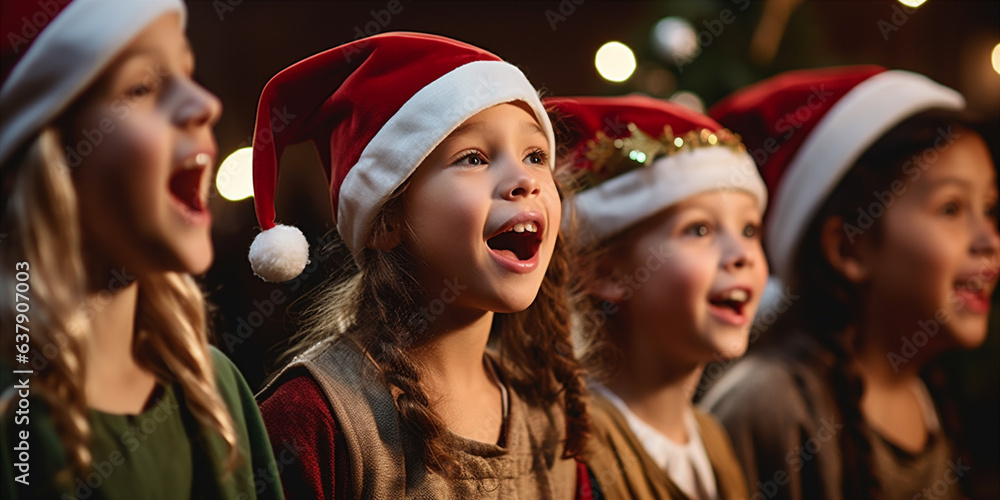Children are waiting and celebrating Christmas and New Year. Children are waiting and celebrating Christmas and New Year.