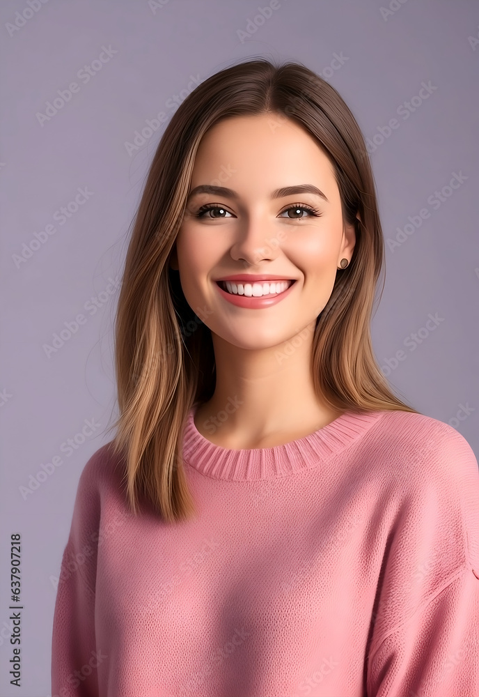 European UK USA Australian American Canadian female, smiling woman and girl wearing sweater portrait, winter, cold weather European UK USA Australian American Canadian female, smiling woman and girl wearing sweater portrait, winter, cold weather