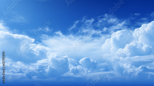 deep blue sky background