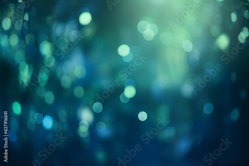A vibrant and abstract blue and green background