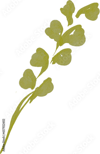 Wallpaper Mural Watercolor green leaf. Watercolor illustration style with floral theme. Suitable for wedding invitation, aesthetic decoration, social media post, banner, promotion, advertising, etc. Torontodigital.ca