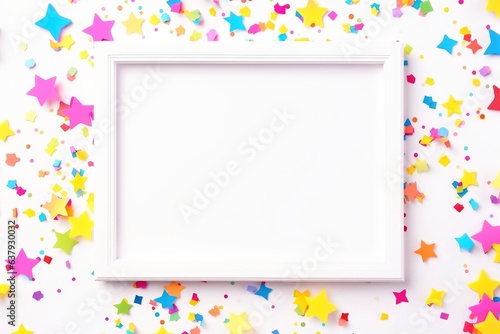 ockup photo frames, Empty abstract shape framing for your design. template for picture, painting, poster, lettering or photo gallery © AITTHIPHONG