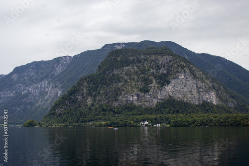 lake and mountains