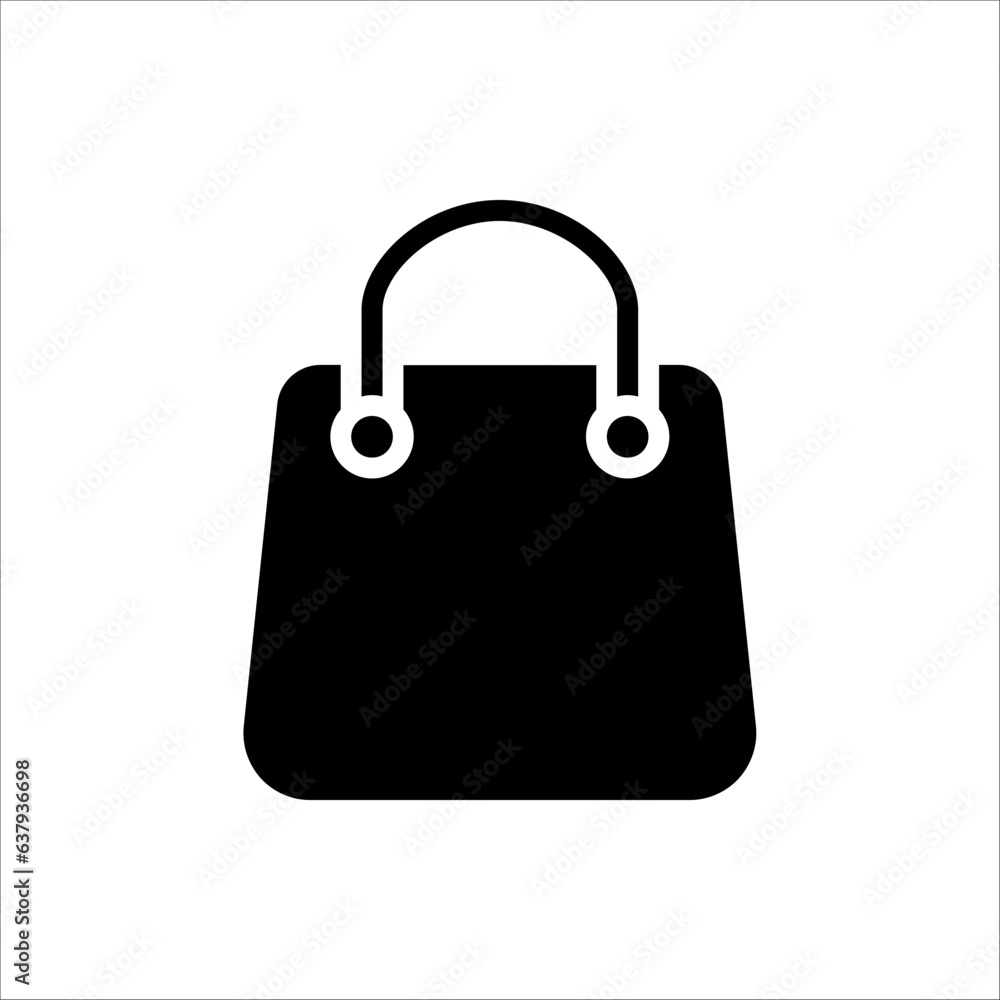 Shopping Bag Icon for web design, Vector isolated on white background Shopping Bag Icon for web design, Vector isolated on white background