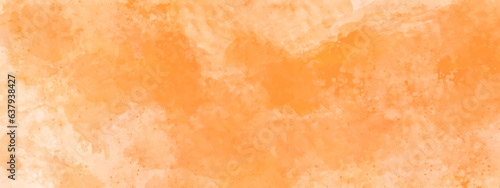 Abstract bright texture of orange paint background. Orange paint background, beautiful watercolor background for your design. Vector EPS 10