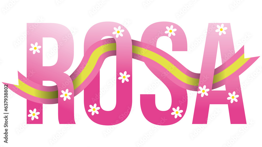 Fototapeta premium rosa, outubro rosa, rose, letra rosa, 