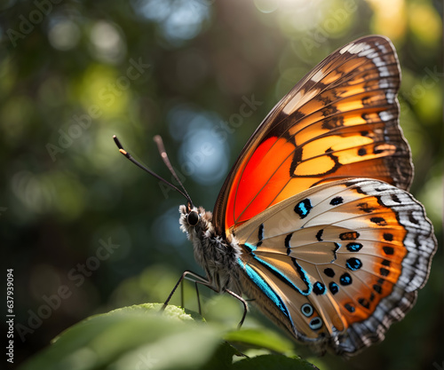 A monarch butterfly on flower © Karolina