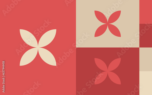 creative logo design to letter X symbol mark, shape logo design, vector logo design, icon brand with a color palette, Symbol graphics