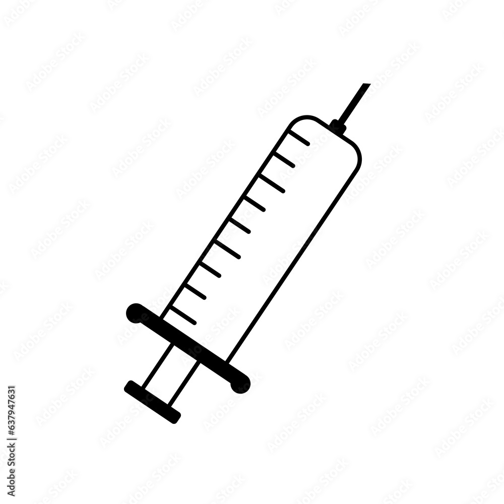 black syringe icon black syringe icon
