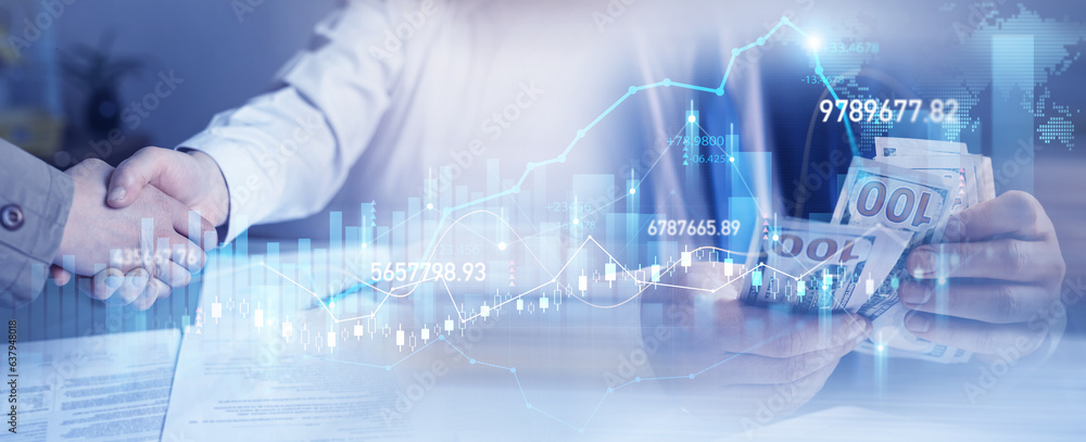 Image of business people handshake to cooperate and collaborate in a successful business.
Business finance and investment development.
Image of business people handshake to cooperate and collaborate in a successful business.
Business finance and investment development.