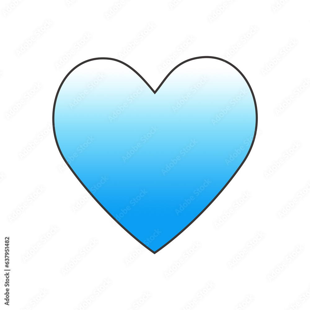 Blue heart emoji isolated on white background. Emoticons symbol modern, simple, printed on paper. icon for website design Blue heart emoji isolated on white background. Emoticons symbol modern, simple, printed on paper. icon for website design