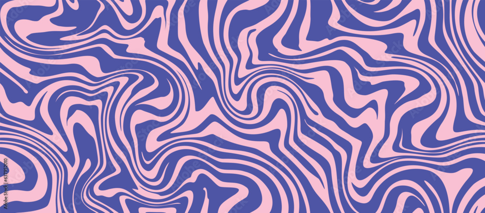  Wavy wave Swirl Colorful Seamless Pattern
