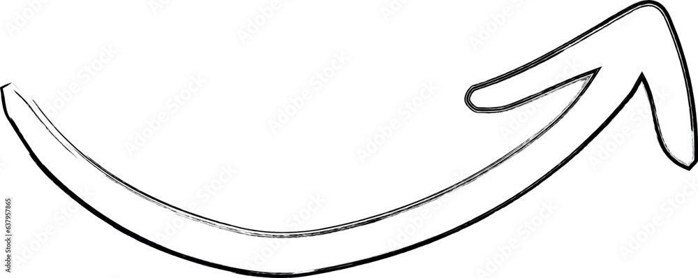 Arrow hand drawing for decoration and design.
Arrow hand drawing for decoration and design.