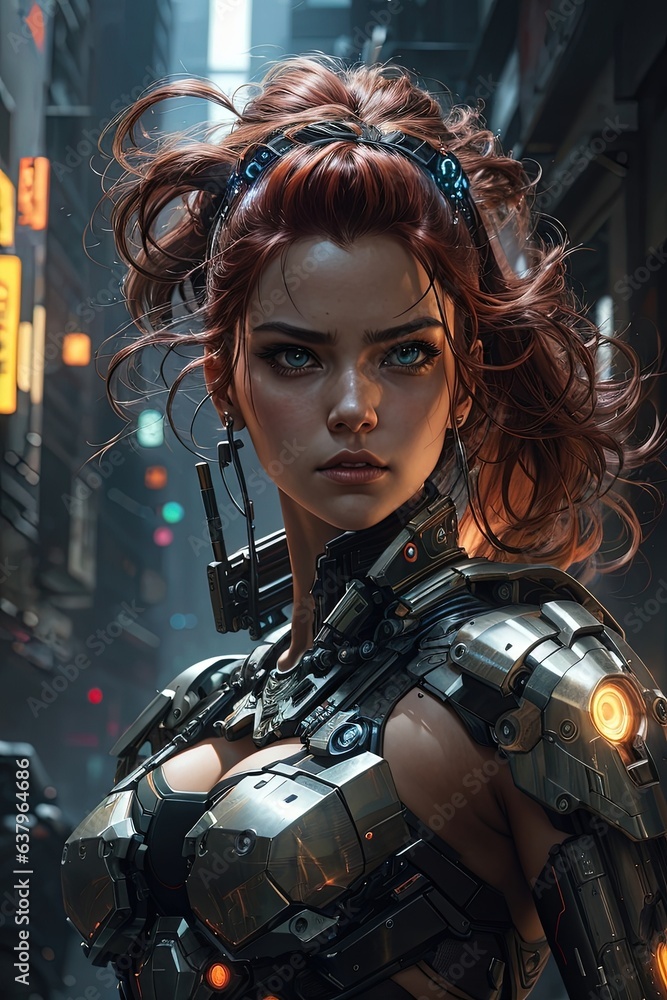 The girl in the armour of the future The girl in the armour of the future