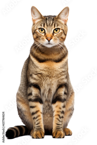 Tabby Cat Isolated On White © Suplim