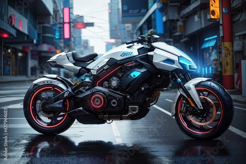 Cyberpunk Sports bike