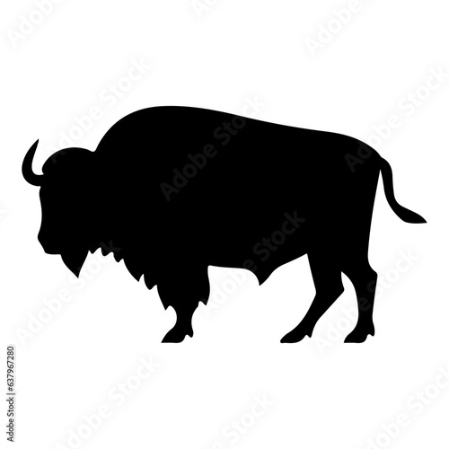 bison silhouette logo