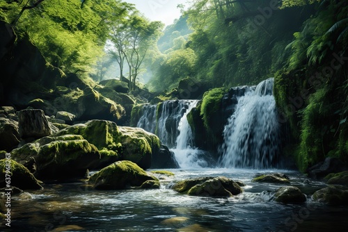 river wallpaper | stone in river | wave in river | waterfall | river in the jungle