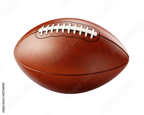 American football ball isolated