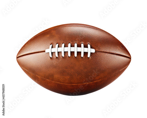 American football ball isolated