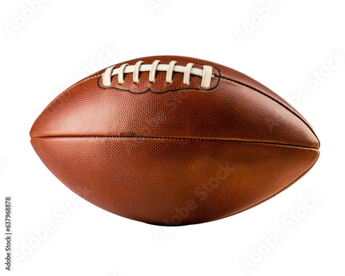 American football ball isolated