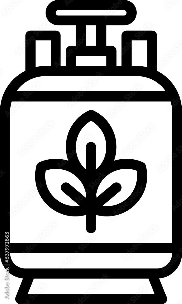 biogas Icon Illustration Symbol biogas Icon Illustration Symbol