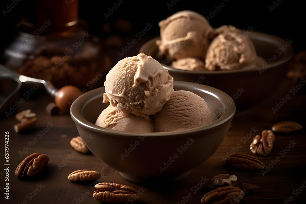 sweet, creamy hazelnut ice cream sweet, creamy hazelnut ice cream