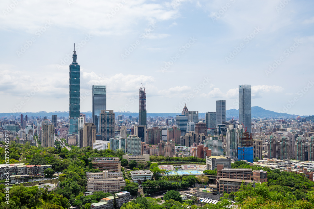 Obraz premium Taipei City skyline