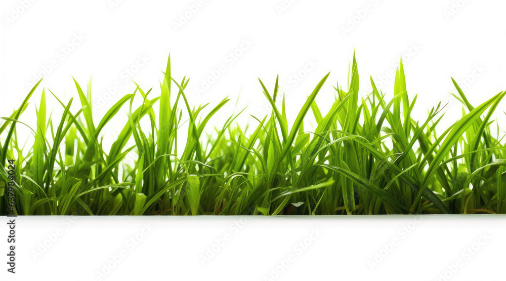 Fresh green grass isolated on white background Fresh green grass isolated on white background