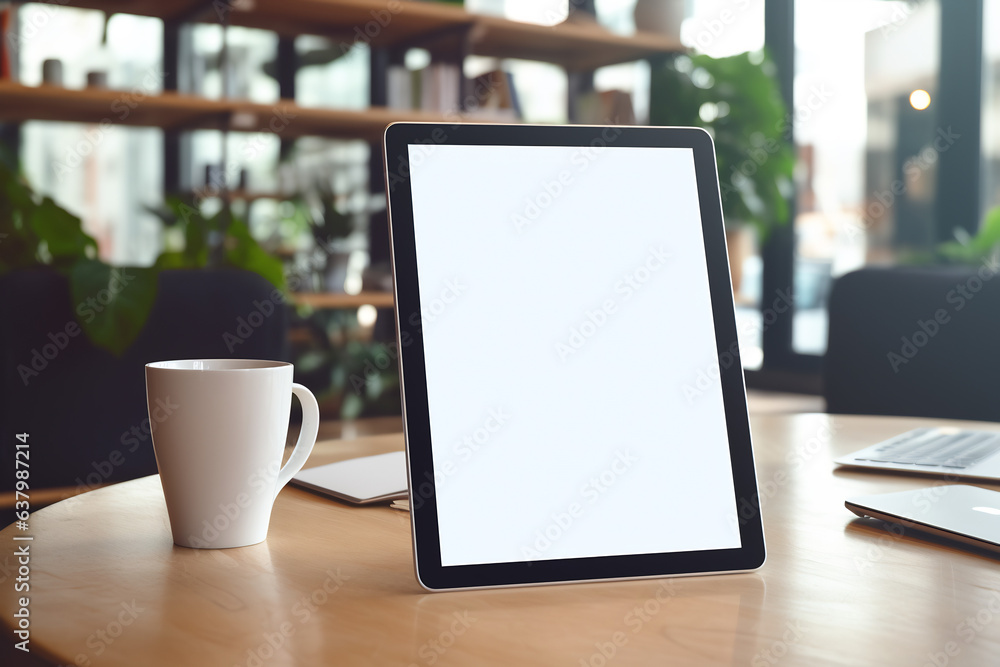 tablet and coffee cup on table top laptop, computer, tablet, business, coffee, notebook, screen, technology, office, desk tablet and coffee cup on table top laptop, computer, tablet, business, coffee, notebook, screen, technology, office, desk