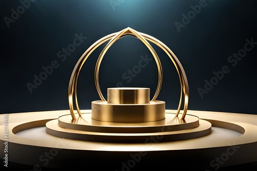 3d render of a sign on a black background
