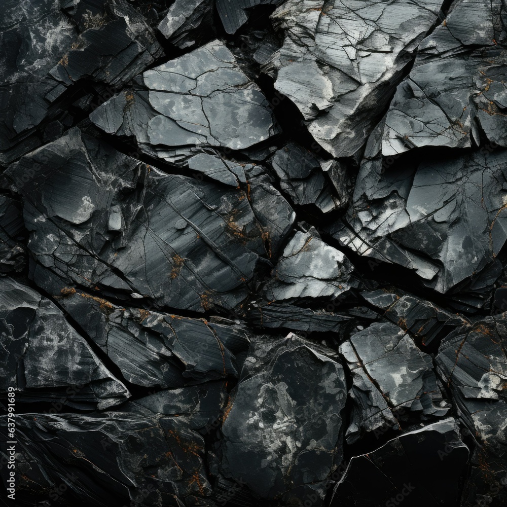 Cracked and Damaged Ground: Abstract Black and White Pattern on Rough Textured Soil Cracked and Damaged Ground: Abstract Black and White Pattern on Rough Textured Soil