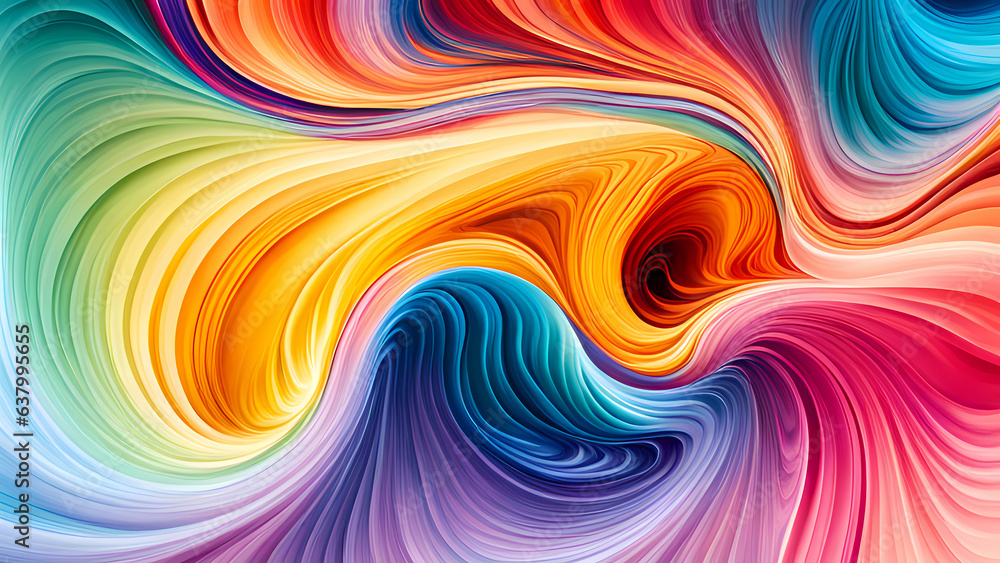 Obraz premium abstract background with rainbow