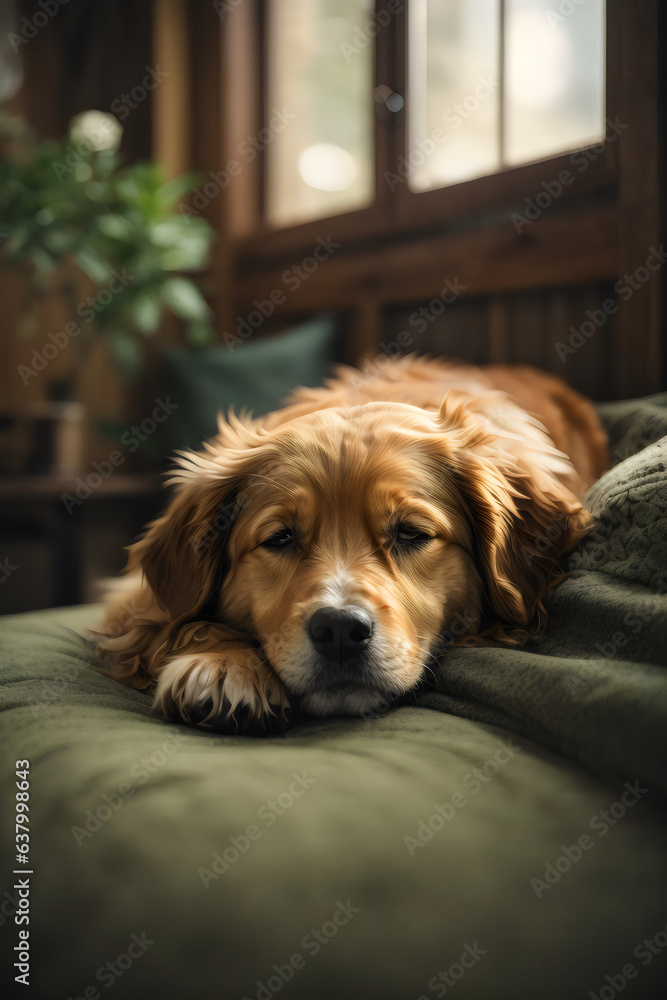 Cute dog sleeping Cute dog sleeping